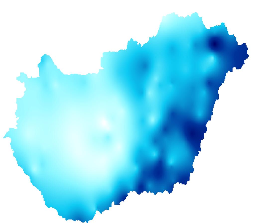 1. HELYZETÉRTÉKELÉS Csapadék 2011 februárjában a rendelkezésre álló adatok szerint az ország területére lehullott csapadék mennyisége 1 mm (Adony) és 32 mm (Gégény) [Szabolcs-Szatmár-Bereg m.