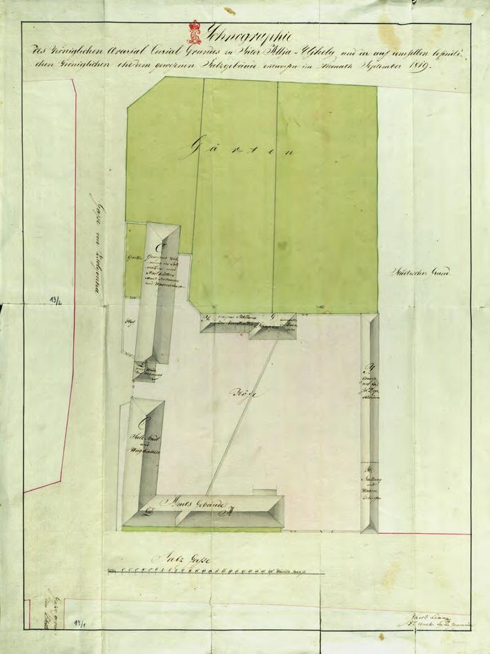 24. ábra. A sóház alaprajza 1819. (MOL T 62 1464) Fig. 24 Ground plan of the Salt house 1819 (MOL T 62 1464) 6. A város külterületei 6.