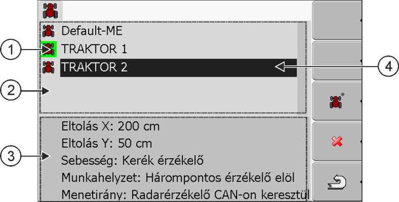 GPS vevő pozíciója a TRACK-Leaderen vagy SECTION-Control) vagy csatlakoztatott ISOBUS-vezérlő számítógépekre (GPS-jel mint sebességforrás) tudja továbbítani.