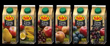 5 A SIÓ CitrusFriss termékcsalád 3 tagja narancs, grapefruit, lime-citrom az extra gyümölcsrostoknak köszönhetően