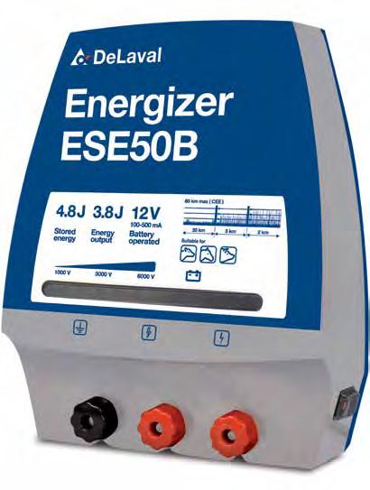 Akkuról, elemről működtetett DeLaval gerjesztők Tárolt energia (joule) Max.