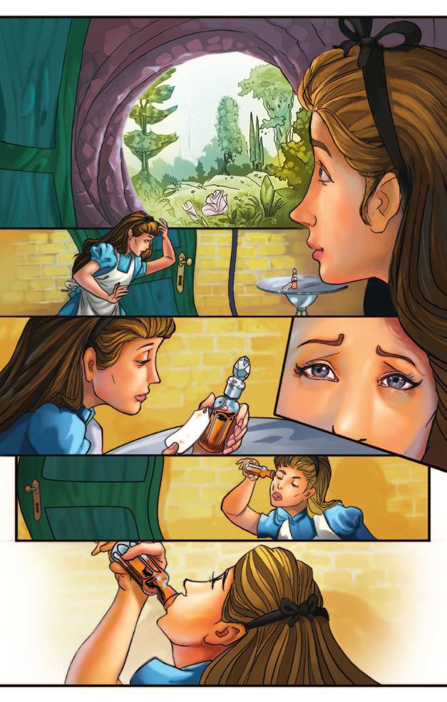 a legcsodálatosabb kert volt, amit Alice valaha látott. Ha a fejem keresztül is nyomnám rajta, a vállaim nélkül nem sokra mennék odaát.