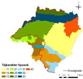 Alacsony dombvidék 11. Alacsony dombvidék, változatos tájhasználat intenzitással és felszínborítással, többségében dombháti, szeres településekkel 12.