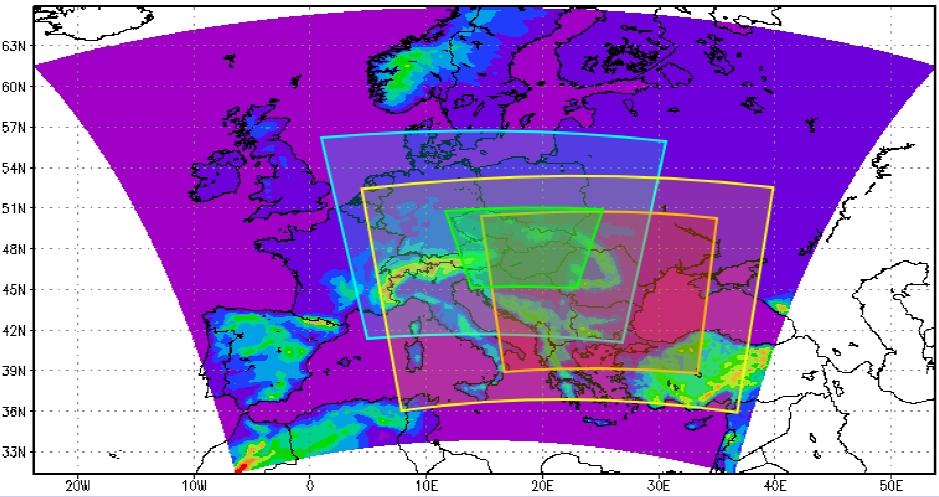 ALADIN/Climate RegCM), Finom 10 km-es felbontású éghajlati