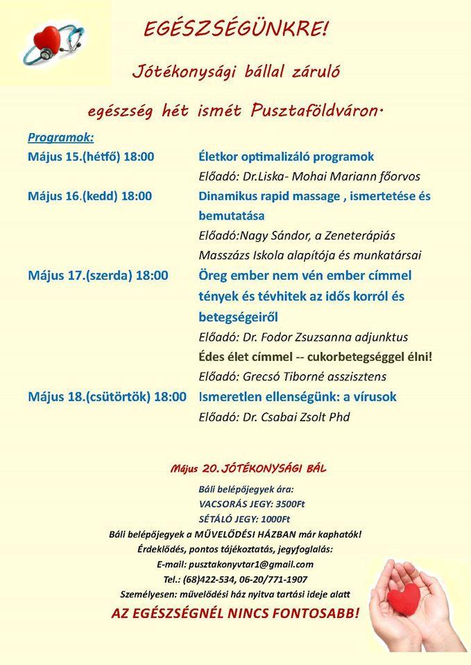 Tombolatárgyak felajánlását köszönettel