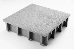 32 Műgyanta rács típusok Nyitott, négyzet szemosztású rács anyaga: isophtalic file resistant polyester gyanta, végtelenített üvegszál erősítéssel, felületminőség/kialakítás: konkáv (meniscus) vagy