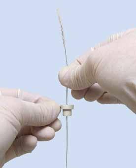 3. Helyezze a mélységütküző adaptert (1,8 mm)