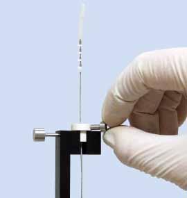 A 40 cm-es elvezetés előkészítése az implantátumhoz (folytatás) 5.