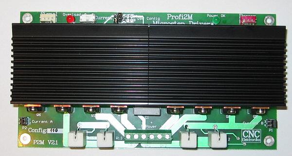 Profi2M CNC Vezérlő (Micro-Step CNC Axis Driver) Korszerű, olcsó, nagyteljesítményű, mikro-lépéptetéses, léptetőmotoros CNC vezérlő elektronika.