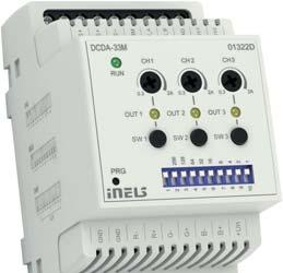 36 DCDA33M Dimmer egység IM3140M Bináris bemeneti modul 37 DCDA33M: 8595188146807 Tápfeszültség csatlakozók: Tápfeszültség: Fogyasztás: Tápfeszültség ról / tűrés: Dimmelhető terhelések: Csatornák