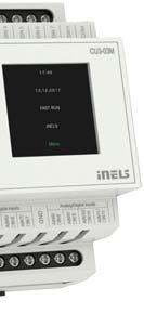 500 m legfeljebb 8 (figyelembevéve a növekvő ciklusfordulókat) RJ45 az előlapon 100 Mbps zöld Ethernet kommunikáció sárga Ethernet sebesség 100 Mbps 19.168.1.1 (az IP cím változtatható a kijelzőn megjelenő menü és a gombok segítségével) 7 V DC, 0 / +10 % 110 ma (7 V DCnél) 0.