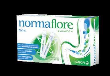 16 Normaflore belsőleges szuszpenzió 20x5 ml (21,99 Ft/ml) A gyógyszer minősítésű Normaflore 4 irányú védelmet biztosít antibiotikum kúra esetén: megelőzi az
