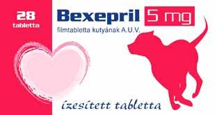 40 kg-nál nagyobb testtömegű kutyáknak: Bexepril
