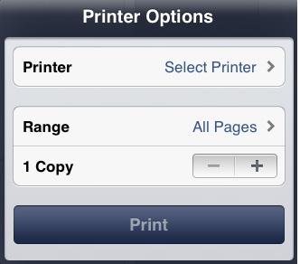 3 Nyomtatás AirPrint vezeték nélküli nyomtatásra alkalmas alkalmazások végezhetnek egy AirPrint vezeték nélküli nyomtatásra alkalmas eszközön nyomtatást. Szükségtelen illesztőprogramot telepítenie.