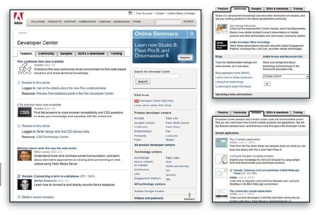 INCOPY CS3 10 A mintakódok és oktatóanyagok mellett RSS-csatornákat, online szemináriumokat, SDK-kat, parancsfájl-készítési útmutatókat és más technikai forrásokat is találhat.