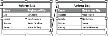 INCOPY CS3 206 Lásd még Táblázatokhoz használható billentyűparancsok, 256. oldal Navigálás a táblázatban a tabulátorbillentyűvel A következő cellára a tabulátorbillentyű megnyomásával ugorhat.