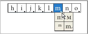 INCOPY CS3 93 Karakterjelek eltávolítása a Legutóbb használt listából Ha a Legutóbb használt listából el szeretné távolítani a kijelölt karakterjelet, kattintson a jobb gombbal (Windows) vagy a