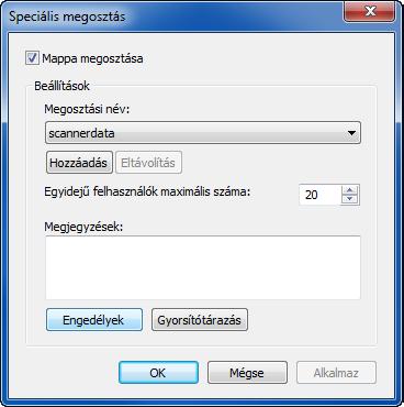 Küldés > Dokumentum előkészítése PC-re való elküldéshez Konfigurálja az