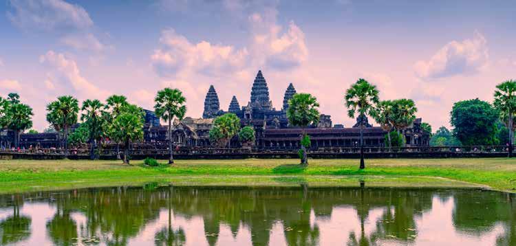 KAMBODZSA 6 NAP 5 ÉJ ANGKOR ÉS PHNOM PENH Angkor Wat templomegyüttes Angkor Thom úszófalu Phnom Penh ezüst pagoda királyi palota Phnom Wat templom Az út során megtapasztalhatjuk, milyen az élet egy