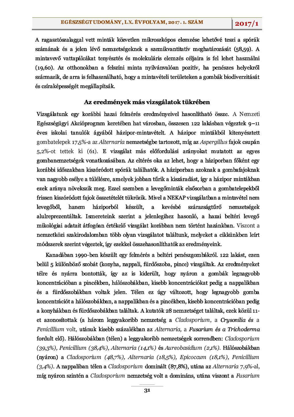 EGÉSZSÉGTUDOMÁNY, L ^ ^ ^ ^ A M, 2017. l.