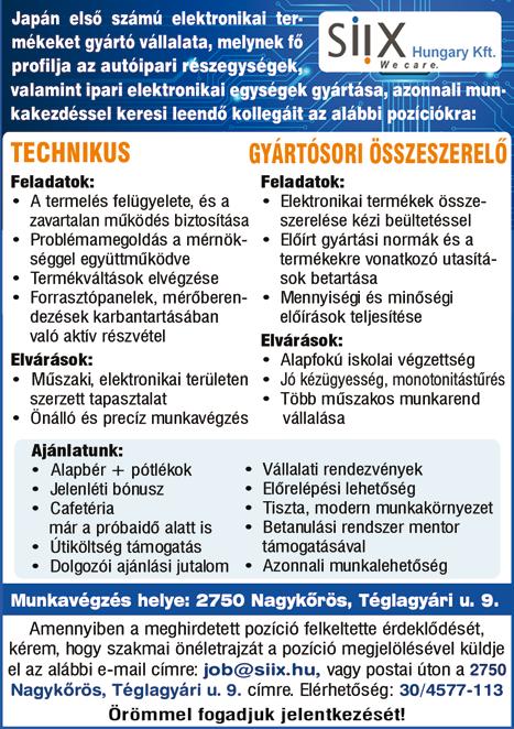 CEGLÉDI telephelyű cég belföldi tehergépkocsi vezetőt keres ponyvás, billencs nyerges szerelvényre, hetelős munkára, napidíjas bérezéssel, folyamatos munkavégzésre.