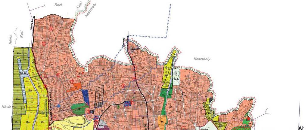 Cserszegtomaj területe 12,6 km2. Közigazgatási területének nagy része belterület. Nagy területe ellenére mindössze 3 településsel határos: Keszthely, Hévíz, Rezi.