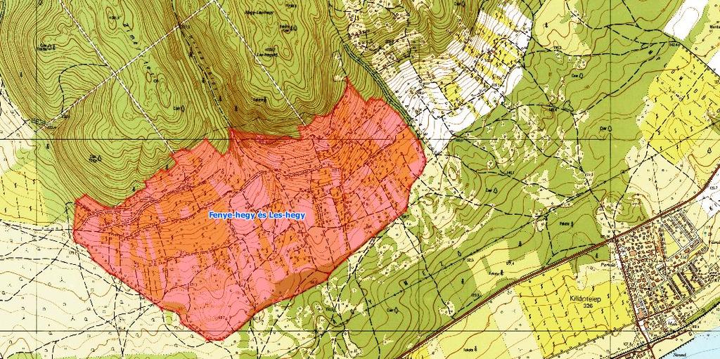 Les-hegy A Les-hegy közvetlenül a Fenye-hegy szomszédságában található, 160-230 méter tengerszint feletti magasságban. A szőlőkataszteri pontszáma a Fenyével megegyező 334 pont.