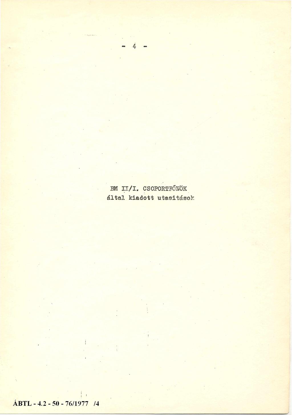 ÁBTL -4.2-50 -76/1977 /4 BM I I / I.