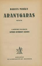 12 Központi Antikvárium 10. Babits Mihály: Aranygaras. Mesék. Bp., (1923.) Athenaeum. 143+(1)p.