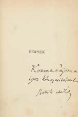 34 Központi Antikvárium 80. Babits Mihály: Versek. 1902-1927. Bp., (1928.) Athenaeum. 414+(10)p.