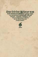 Hans von Erfurt.) (14)p. A címet díszes, fametszetű keret övezi. Egyetlen kiadás. A szerzőről nem találtunk életrajzi adatokat. A német nemzeti bibliográfiában csak e művét említik.