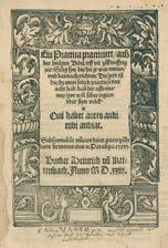 Kettenbach, Heinrich von: Ein Practica practiciert, auss der heylgen Bibel, uff vil zukunfftig jar, Selig syn die, die ir war nemen, und darnach richten, Die zeyt ist hie, dz man dann practica mer