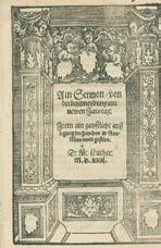 Központi Antikvárium 51 134. Luther, Martin: Ain Sermon von der beschneydung, am newen Jars tag: Item ain gaystliche ausslegung der zaychen in Son-Mon unnd gestirn. (Augsburg), 1524.
