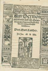 Oldalt erősen megvágott példány (ez a címlapkeretet is érinti). Unbound. Woodcut bordure on title page. Cropped (bordure affected). VD 16 L 6502.; Benzing: 1992.; BNH Cat L 764. 40 000,- 135.