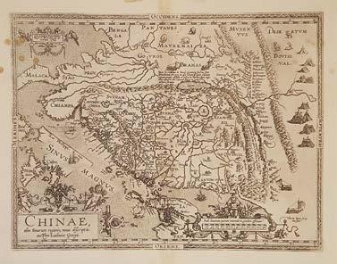 64 Központi Antikvárium 169. Chinae, olim Sinarum regionis, nova descriptio. Antwerpen, 1592.