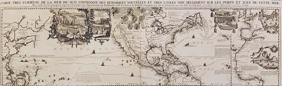 Központi Antikvárium 69 180. Carte Tres Curieuse De La Mer Du Sud Contenant Des Remarques Nouvelles Et Tres Utiles Non Seulement Sur Les Ports et Isles de Cette Mer Amszterdam, 1719.