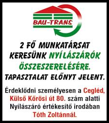 Lapzárta: péntek 12.00 óra. Felelős kiadó: Hírös Modul Kft. Felelős szerkesztő: Zakar László Szerkesztőség: 2700 Cegléd, Múzeum u. 3. Tel./fax.: 53/317-422 www.dpmsz.hu info@dpmsz.