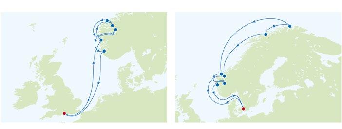 1 Amszterdam, Hollandia 17:00 3 Skagen, Dánia 07:00 16:00 4 Tengeren 5 Tallinn, Észtország 11:00 18:00 6 Szentpétervár, Oroszország 07:00 7 Szentpétervár, Oroszország 18:00 8 Helsinki, Finnország