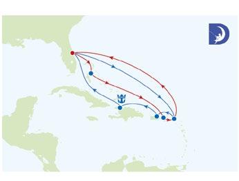 7., 28., aug. 18., szep. 8., 29., okt. 20., nov. 10.* * Hasonló 8 éjszakás hajóút. A kikötők eltérnek. 1, Florida 16:30 4 Philipsburg, St.