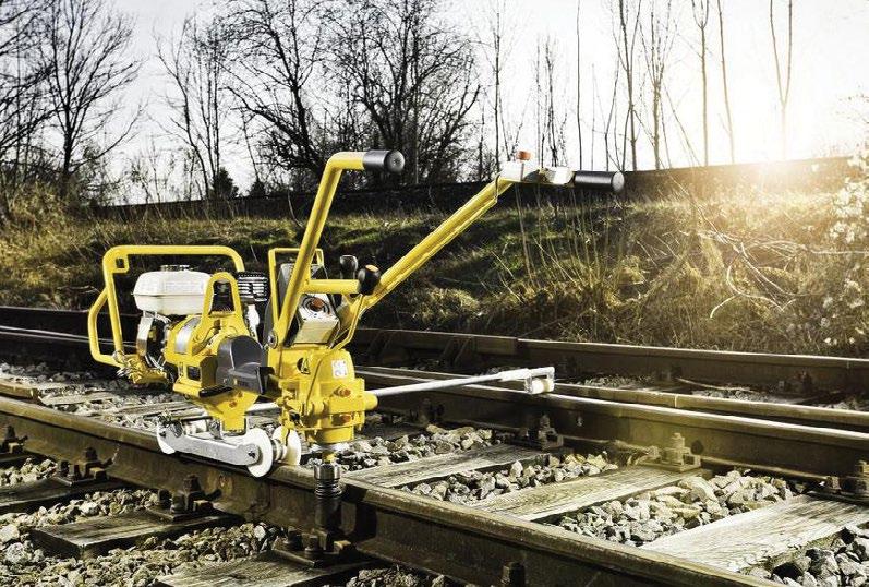 ESZKÖZPARK Társaságunk jelenleg vasútépítési tevékenységéhez a legkorszerűbb vasúti kisgépekkel és