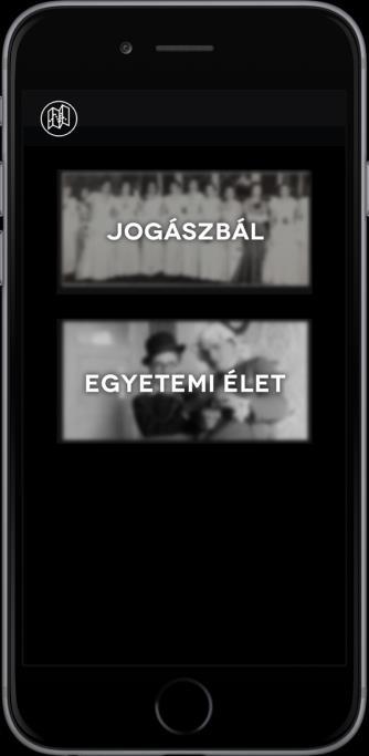 az alkalmazásban olyan módon, hogy a felhasználó a különböző multimédia típusokat (kép, videó, cikk) egyedileg szűrt módon tudja megjeleníteni a mobil eszközén.