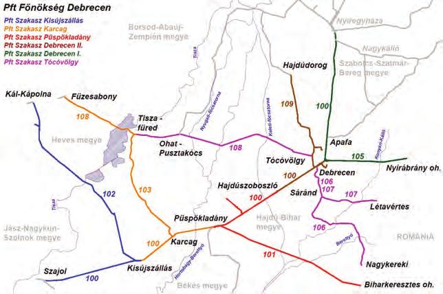 Bemutatkozás 5 2012-ben elérték az igazgatóság területét az emelt sebességű pályaépítések. A Szajol Püspökladány és a Püspökladány Ebes átépítéséről külön fejezetben számolunk be.