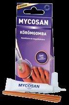 Gomba ellen -30% -16% Mycosan ecsetelő tubus körömgomba kezelésére és megelőzésére, 5 ml A kéz- és lábkörmök részleges/enyhe gombás