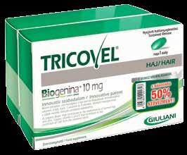 Tricovel Biogenina 10 mg tabletta Duo Pack, 2x30 db Olaszország közkedvelt hajszépség vitaminja.