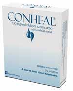 Szemrevaló -25% -25% Conheal 0,15 mg/ml oldatos szemcsepp, 20 db x 0,65 ml Nátrium-hialuronát tartalmú műkönny, a száraz szem
