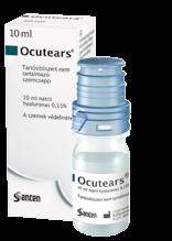 Hatóanyag: nátrium-hialuronát Ocutears 0,15% műkönny szemcsepp, 10 ml Hosszan tartó enyhülés a szúró, égő, száraz szem