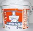 0,5 kg/m 2 /mm Felületsimításra: kb. 1,7 kg/m 2 /mm min. +5 C min.