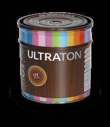 ULTRA LAZURIT vékonylazúr ULTRATON matt vastaglazúr 0,75 l / 2,5 l / 4 l Átfesthető: 12-24 óra 14 színben, az egységes lazúr színkártya szerint. 10-12 m 2 /l egy rétegben. Hígítás nem szükséges.