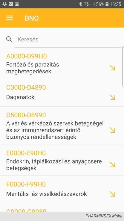 Ebben a keresőben csak konkrét ATC-kódjuk szerint kereshetők a termékek. Nagyobb összefoglaló ATC-csoport szerinti keresés a Részletes keresőben végezhető. 4.4.5.