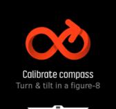 Ha újra szeretné kalibrálni az iránytűt, újrakezdheti a kalibrálást a beállításokban a Navigation (Navigálás)» Calibrate compass (Iránytű kalibrálása) lehetőség alatt. 3.9.2.